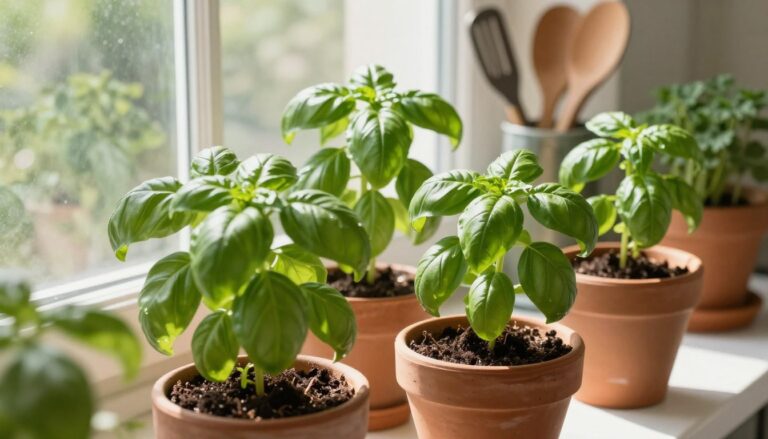 growing basil indoors