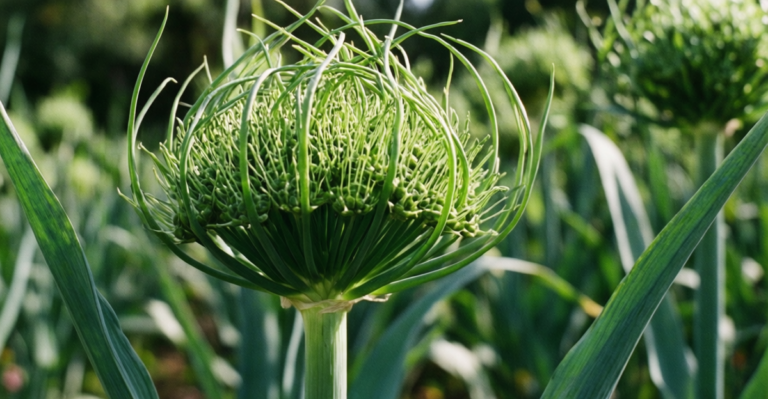what are garlic scapes