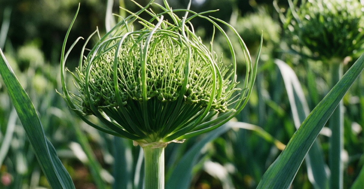 what are garlic scapes