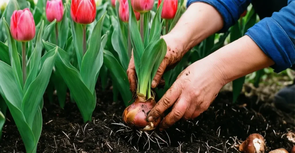tulip bulbs plant care