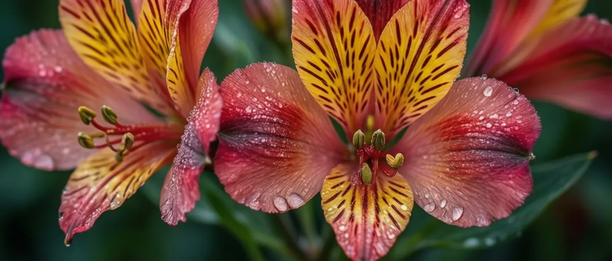 Vibrant alstroemeria flowers in a vase, depicting proper care for longevity.