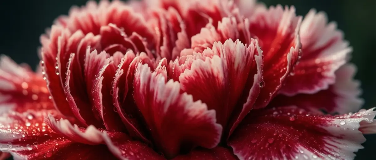 Vibrant carnation flowers in a garden, illustrating the rich meaning of flowers carnations.