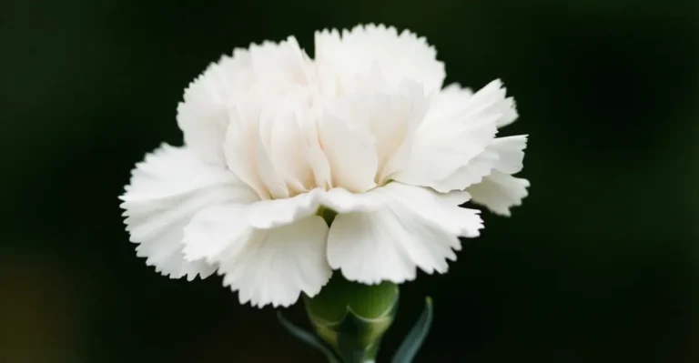 white carnation symbolism