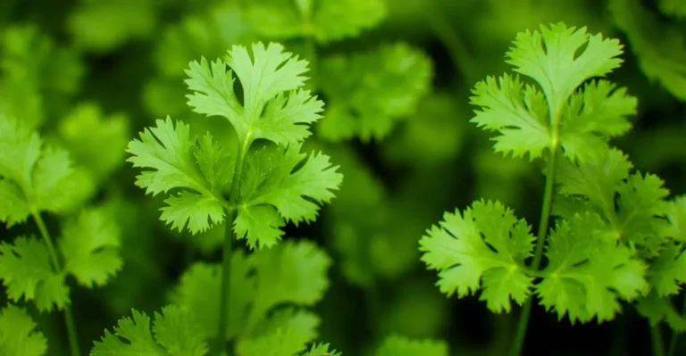 cilantro growing