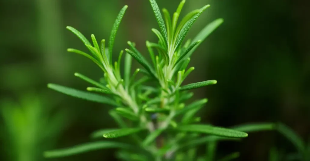 growing rosemary plant