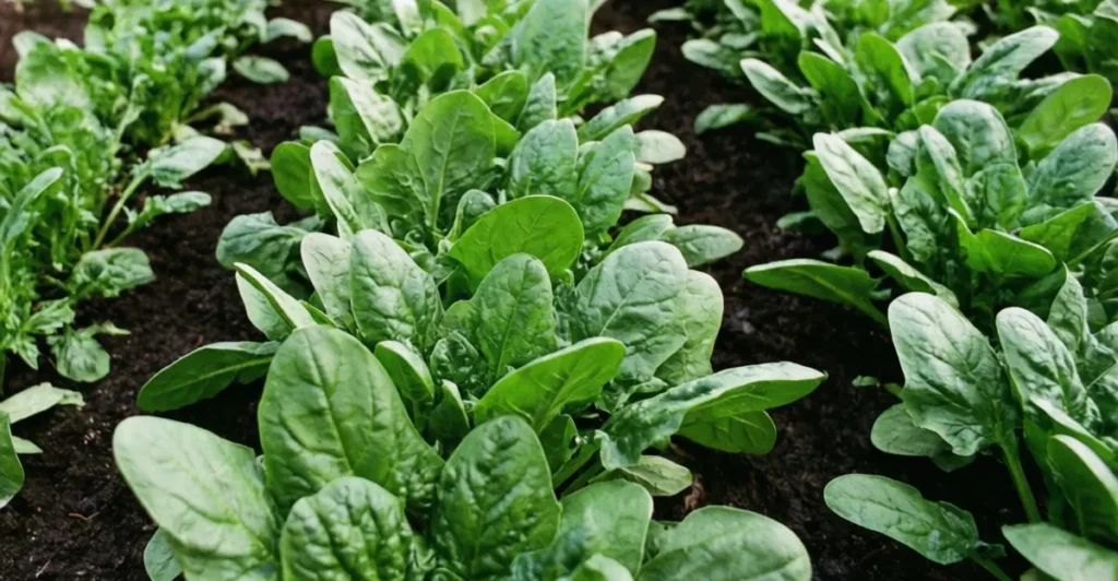 spinach spacing